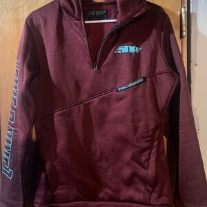 ProSeries 509 Women’s Maroon Quarter-Zip Sweatshirt